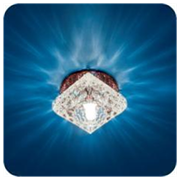 Italmac Bohemia 220 15 74 Светильник декоративный из огранненого стекла, G9, пурпур Bohemia 220 15 74