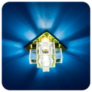 Italmac Bohemia 220 11 72  Светильник декоративный из огранненого стекла, G9, мультиколор Bohemia 220 11 72