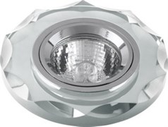 Comtech Apus Светильник точечный литой неповоротный со стеклом, зеркальный, 50Вт, G5.3,12В, IP20 CH92002634