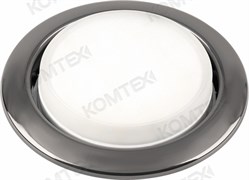 Comtech Carina Светильник точечный штамп неповор, 13W, LED/КЛЛ GХ53, 220-240 IP20, черн хром 15044547