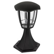 ЭРА Садово-парковый светильник ДТУ 07-8-003 Валенсия 1 черный 6 гранный напольный IP44 светодиодный 8Вт 3000K Б0064200