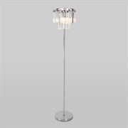 Eurosvet 01137/3 / напольный светильник / хром/прозрачный хрусталь Strotskis a060650 a060650