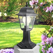 ЭРА НТУ 04-60-001 Светильник садово-парковый, Оскар" напольный четырехгранный черный" Б0048099