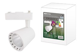 TDM Светильник трековый однофазный LED TRL-01-024-NW 24 Вт, 24°, 4000 К, 80 Ra, белый SQ0369-0010