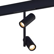ST LUCE ST808.436.16 Магнитный трековый светильник Черный LED 1*16W 3000K 950Lm Ra>90 IP20 D45xH240 48VV ST808.436.16