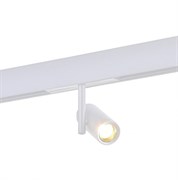 ST LUCE ST808.536.08 Магнитный трековый светильник Белый LED 1*8W 3000K 550Lm Ra>90 IP20 D42xH135 48VV ST808.536.08