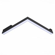 ST Luce ST800.446.15 Магнитный трековый светильник Черный LED 1*15W 4000K 950Lm Ra>80 120° IP20 L305xW305xH25 48V ST800.446.15
