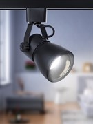 ЭРА Трековый светильник однофазный TR38-GU10 BK MR16 черный под лампу Б0053308