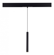 ST LUCE ST682.446.07 Магнитный трековый светильник Черный LED 1*7W 4000K 450Lm Ra90 36° IP20 D32xH307 48V ST682.446.07