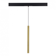 ST LUCE ST683.336.08 Магнитный трековый светильник Золотистый LED 1*8W 3000K 450Lm Ra90 24° IP20 D30xH500 48V ST683.336.08