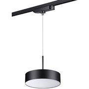 Novotech 358768 PORT NT21 064 черный Однофазный трековый светодиодный светильник, длина провода 1.2м IP20 LED 30W 4000K 2600Лм 100-265V PROMETA 358768