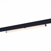 ST LUCE ST803.436.10 Магнитный трековый светильник Черный LED 1*10W 3000K 1 200Lm Ra>90 120° IP20 L604xW28xH80 48VV ST803.436.10