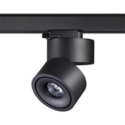 Novotech 358779 PORT NT21 101 черный Трехфазный трековый светодиодный светильник IP20 LED 15W 4000K 1300Лм 100-265V GRODA 358779