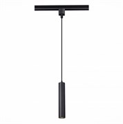 ST LUCE ST151.406.01 Светильник трековый Черный GU10 1*50W  IP20 D54xH290 220V Без ламп ST151.406.01