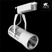 Arte Lamp Track Lights Белый Светильник трековый 30W LED COB 1x2100lm A6330PL-1WH