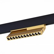 ST LUCE ST805.246.12 Магнитный трековый светильник Золотистый LED 1*12W 4000K 550Lm Ra>90 36° IP20 L220xW22xH117 48VV ST805.246.12