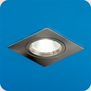 Italmac Ferrum 51 2 06 Светильник встраиваемый квадрат MR51 1x50W GU5.3 никель Ferrum 51 2 06