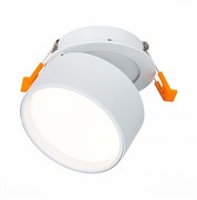 ST LUCE  ST651.548.09 Встраиваемый поворотный светильник Белый LED 1*9W 4000K 720Lm Ra>90 120о IP20 D85xH68 170-240VV ST651.548.09