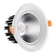 Kink Light 2129 Светильник встраиваемый белый d8,5 h5,2 Led 5W (4000K) 2129