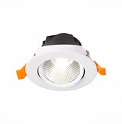 ST Luce ST211.548.06.24 Светильник встраиваемый Белый LED 1*6W 4000K 480Lm Ra80 24° IP20 D86xH50 220-240V ST211.548.06.24