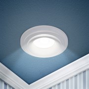 ЭРА Встраиваемый светильник декоративный DK105 WH MR16 GU5.3 белый Б0058392