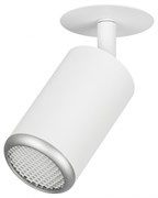 Встраиваемый светильник алюминиевый ЭРА KL106 WH/SL MR16 GU5.3 белый/серебро матовый Б0061634