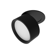 Varton Светодиодный светильник DL-Axel Opal круглый встраиваемый 85x66 мм 12 Вт 4000 K 120 градусов черный V1-R0-90315-10000-2101240