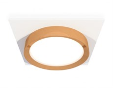 Ambrella Комплект встраиваемого светильника XC8061005 SWH/PYG белый песок/золото желтое полированное GX53 (C8061, N8124) XC8061005