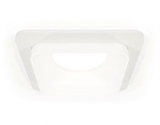 Ambrella Комплект встраиваемого светильника с акрилом XC7901013 SWH/FR белый песок/белый матовый MR16 GU5.3 (C7901, N7755) XC7901013