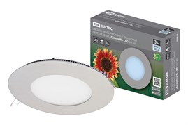 TDM Светильник ультратонкий встраиваемый светодиодный "Даунлайт" СВО (хром) 3 Вт 4000К SQ0329-0105