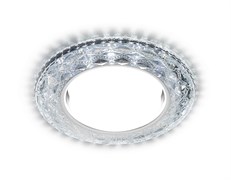 Ambrella Встраиваемый точечный светильник со светодиодной лентой G288 CH хром/прозрачный GX53+3W(LED WHITE) G288 CH