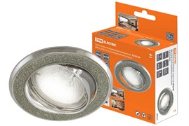 TDM Светильник встраиваемый поворотный СВ 02-06 MR16 50Вт G5.3 серебряный блеск/хром SQ0359-0036