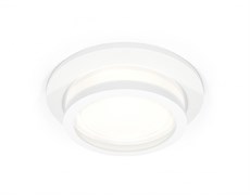 Ambrella Комплект встраиваемого светильника с акрилом XC6512060 SWH/FR белый песок/белый матовый MR16 GU5.3 (C6512, N6220) XC6512060