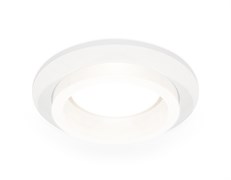 Ambrella Комплект встраиваемого светильника с акрилом XC6512065 SWH/FR белый песок/белый матовый MR16 GU5.3 (C6512, N6245) XC6512065