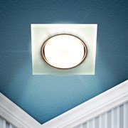 ЭРА Встраиваемый светильник со светодиодной подсветкой ЭРА DK LD50 FR GX53 белый матовый Б0057470