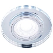 Ambrella Встраиваемый точечный светильник со светодиодной лентой S214 CL хром/прозрачный /MR16+3W(LED COLD) S214 CL