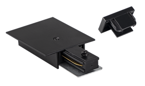 Jazzway Светильник PTR/R EC-BL Комплект торцевых элементов чёрный (встраиваемый .5031975