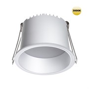Novotech 359234 SPOT NT23 000 белый Светильник встраиваемый светодиодный IP20 LED 9W 220V 540Лм 3000К TRAN 359234