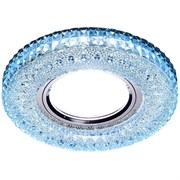 Ambrella Встраиваемый точечный светильник со светодиодной лентой S271 CL/CLD хром/прозрачный MR16+3W(LED COLD) S271 CL/CLD