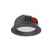 Varton Светодиодный светильник DL-Pro круглый встраиваемый 183x80 мм 35 Вт 4000 K IP65 диаметр монтажного отверстия 160-175 мм черный RAL9005 муар V1-R0-T0557-10000-6503540