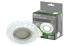 TDM Светильник встраиваемый СВ 03-14 MR16 50Вт G5.3 LED подсветка 3 Вт зеркальный/хром SQ0359-0144