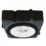 ST LUCE ST753.548.07 Св-к встр. светодиодный в натяжной ПВХ потолок Белый, Черный LED 1*7W 4000K 560Lm Ra80 60° IP20 L102xW102xH36 220-240V ST753.548.07