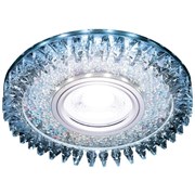 Ambrella Встраиваемый точечный светильник со светодиодной лентой S389 CH хром/прозрачный хрусталь/MR16+3W(LED COLD) S389 CH