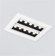 Elektrostandard 9923 LED / Светильник встраиваемый 9923 LED 20W 4200K белый/черный a052482