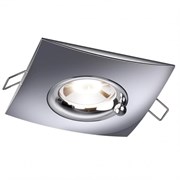 Novotech 370794 SPOT NT21 248 хром Светильник встраиваемый влагозащищенный IP44 GU10 50W 220V WATER 370794