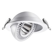 Novotech 358817 SPOT NT21 210 белый Светильник встраиваемый светодиодный IP20 LED 18W 1600Лм 4000K 220V GESSO 358817