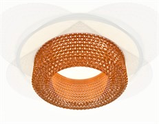 Ambrella Комплект встраиваемого светильника XC7621024 SWH/CF белый песок/кофе MR16 GU5.3 (C7621, N7195) XC7621024