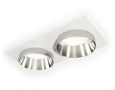 Ambrella Комплект встраиваемого светильника XC6525022 SWH/PSL белый песок/серебро полированное MR16 GU5.3 (C6525, N6132) XC6525022
