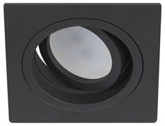ЭРА Встраиваемый светильник алюминиевый KL85 BK MR16/GU5.3 черный Б0054349