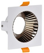 IEK Светильник 4109 встр. поворотн. GU10 белый/шокол. пласт. LT-UVB0-4109-GU10-1-K30